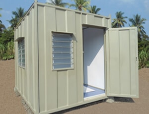 guard house, toilet shower cabin